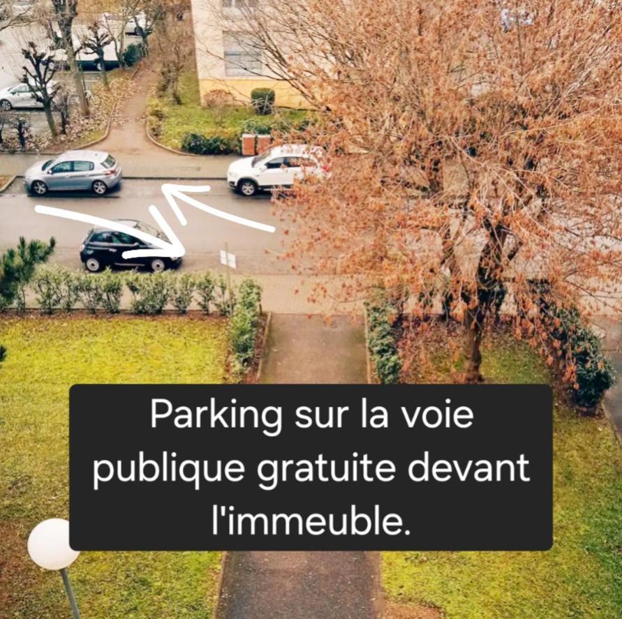 Logement Dans Residence - A 10 Km Du Centre Ville Et A 5 Minute Du Parlement Europeen Avec Parking Gratuit Hoenheim Zewnętrze zdjęcie